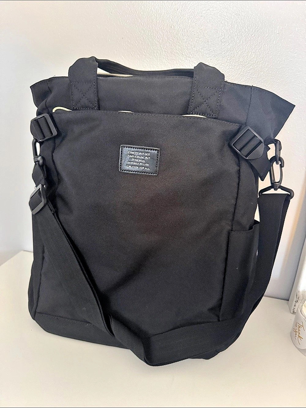 Black Tote Bag Like New
